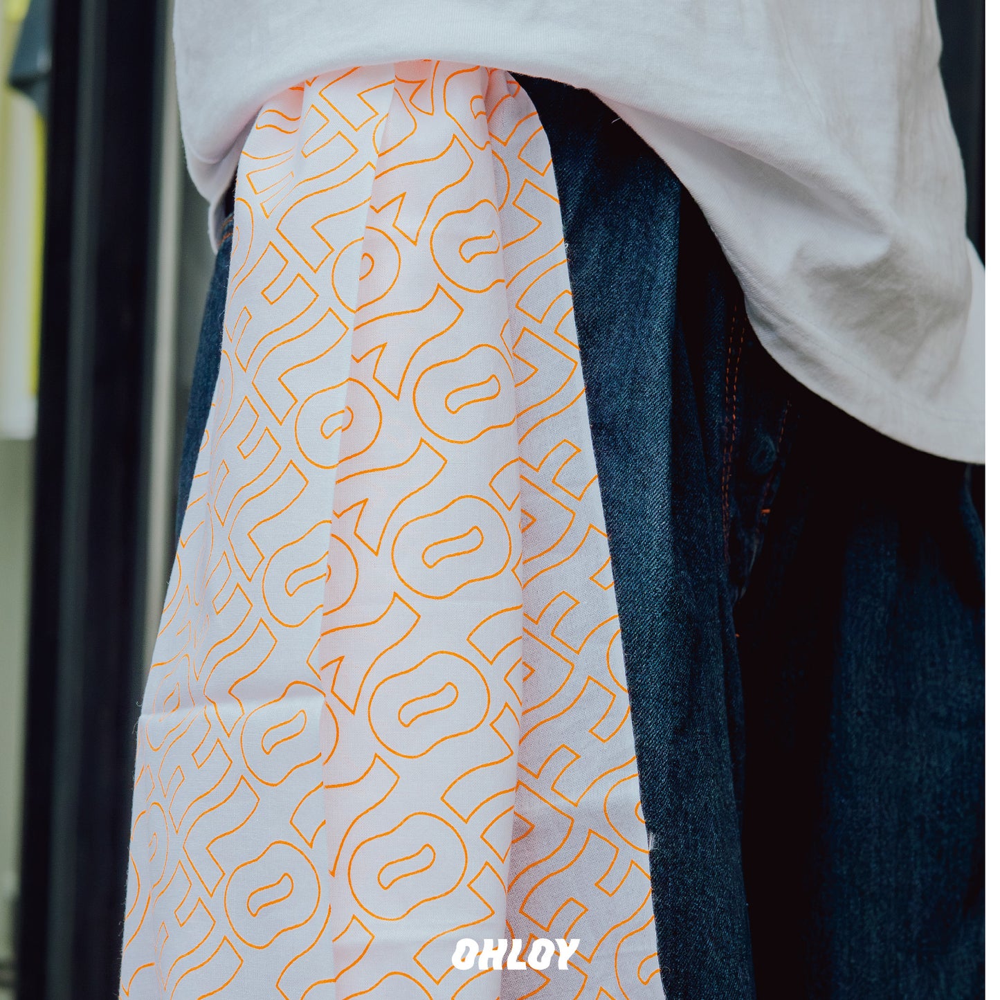 OHLOY ロゴ手ぬぐい