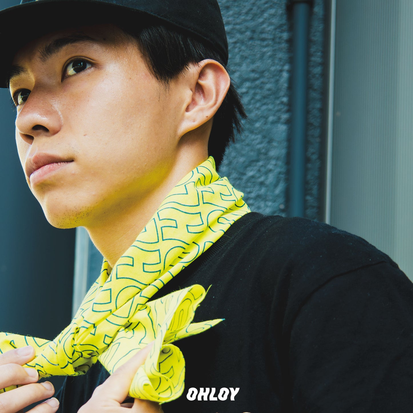 OHLOY ロゴ手ぬぐい