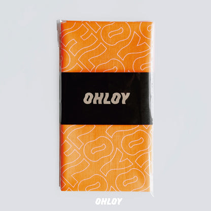 OHLOY ロゴ手ぬぐい